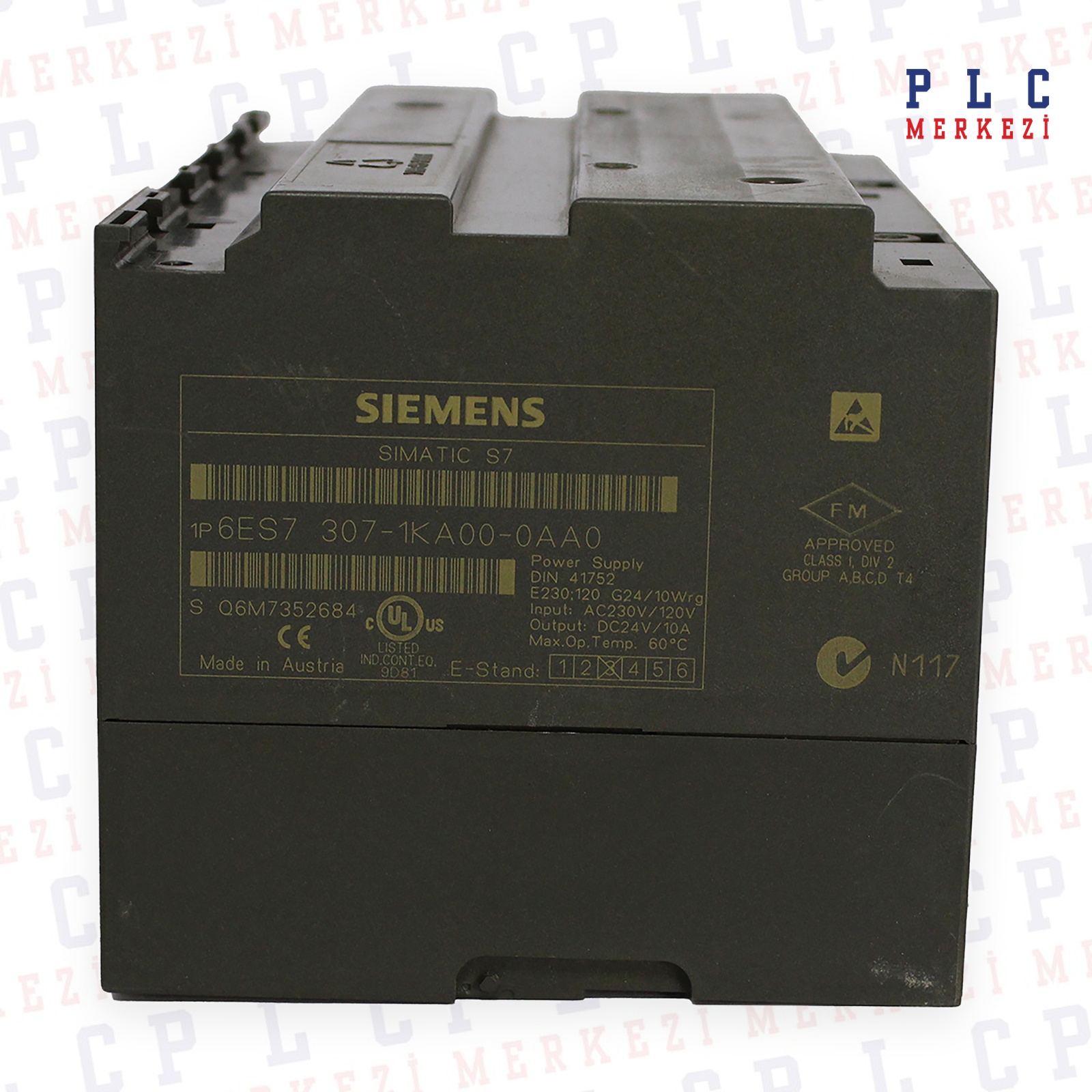 6ES7307-1KA00-0AA0, 6ES7 307-1KA00-0AA0 MODULE PS307 S7300 120/230V AC 10A